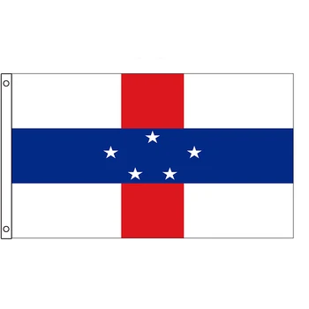 Флаг Нидерландских Антильских островов 60x90cm 90x150cm Украшение Баннера для дома и сада