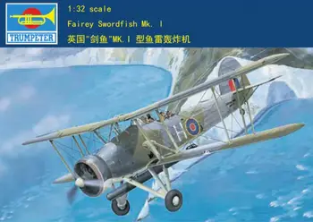 Трубач 03207 в масштабе 1/32 Fairey Swordfish Mk. Набор моделей I